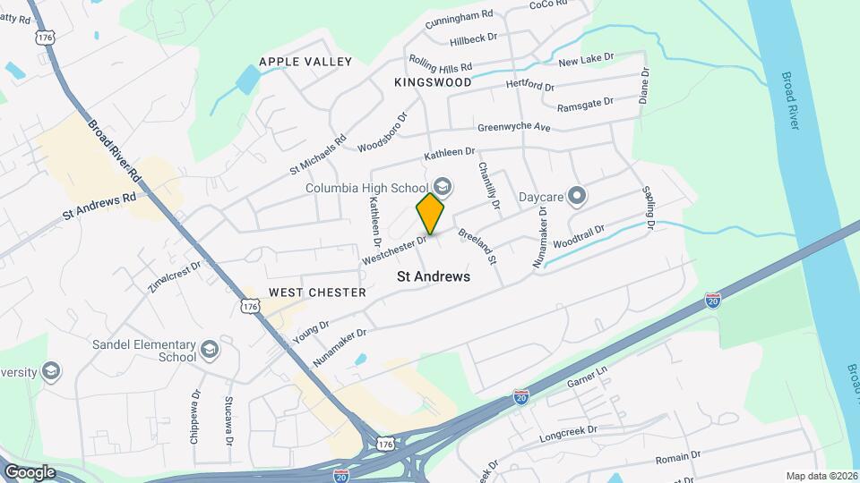 1716 Westchester Dr Map and Location Details