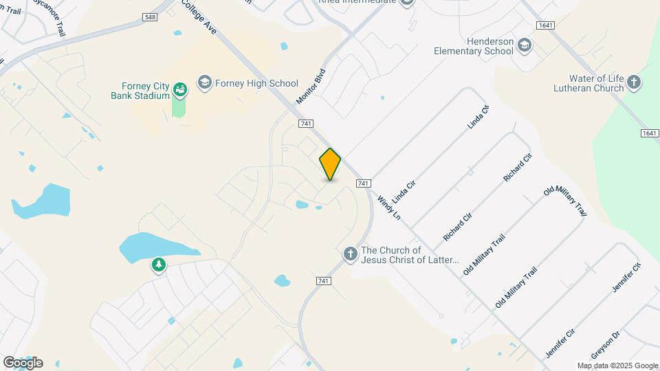 1820 Acosta Dr Map and Location Details