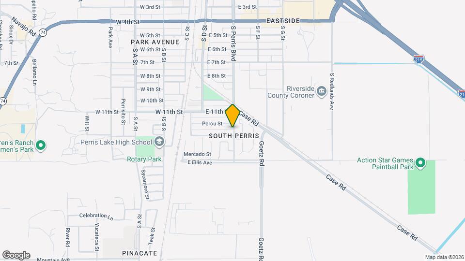 Perris Apartments Map and Location Details