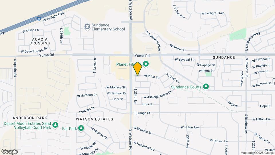 23455 W Pima St Map and Location Details