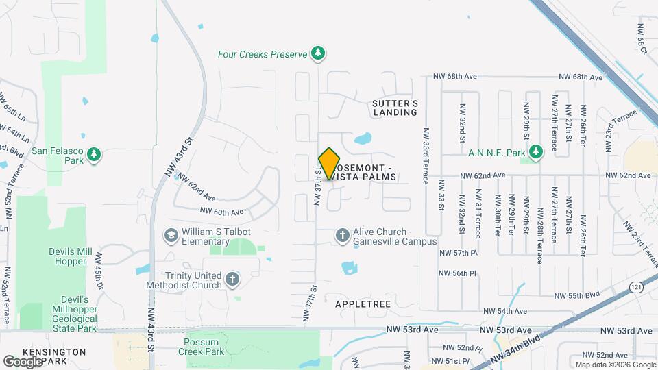 6202 NW 36th Dr Map and Location Details