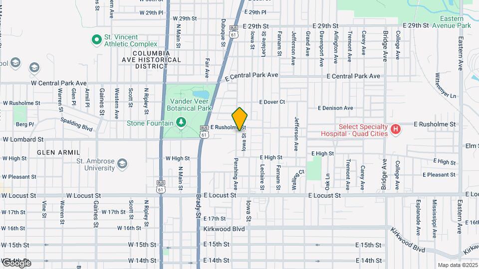 2224 Iowa St, Unit 2224 Iowa Street Lower Map and Location Details