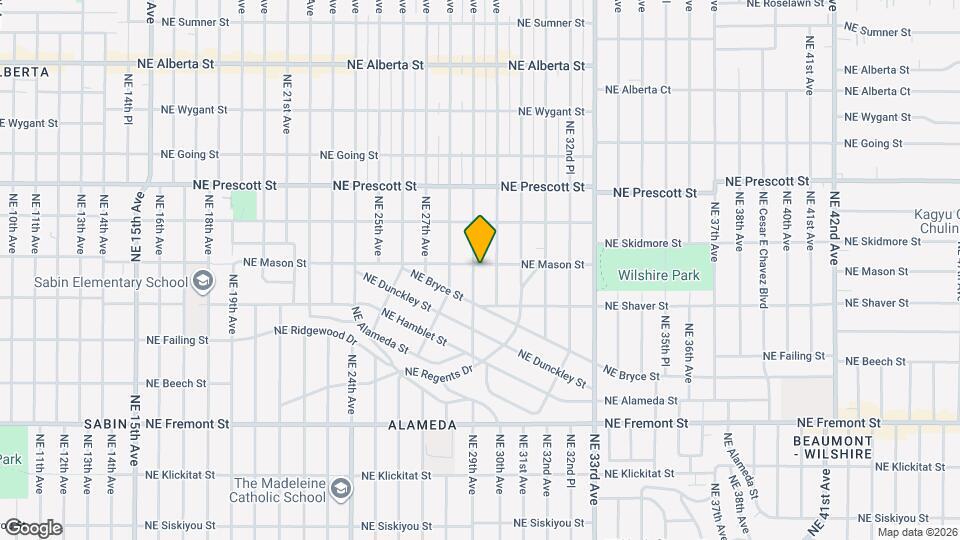 2910 NE Mason Mapa y Detalles de la Ubicación