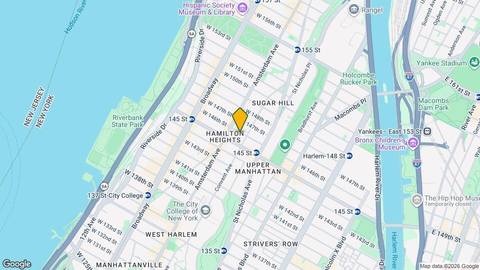 464 W 146th St Map and Location Details