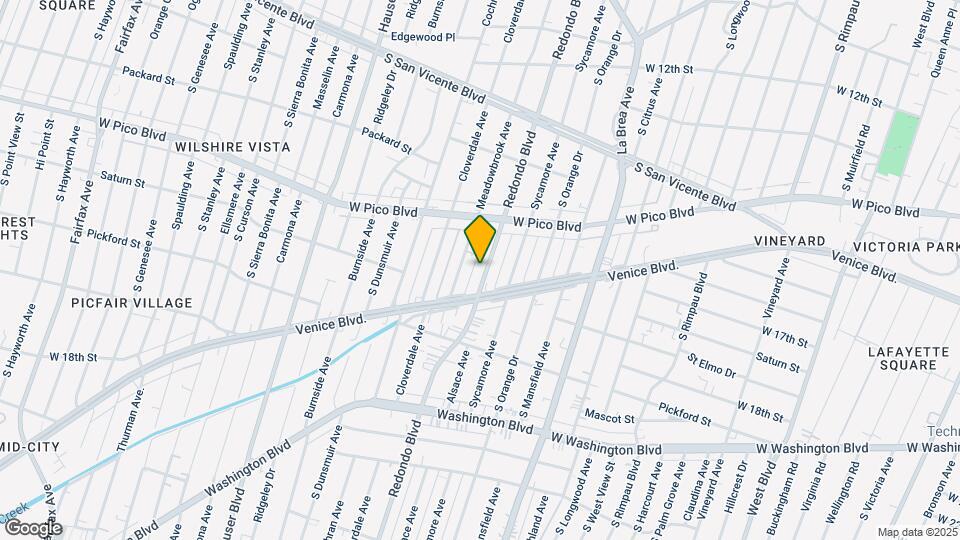1511 S Redondo Blvd Map and Location Details