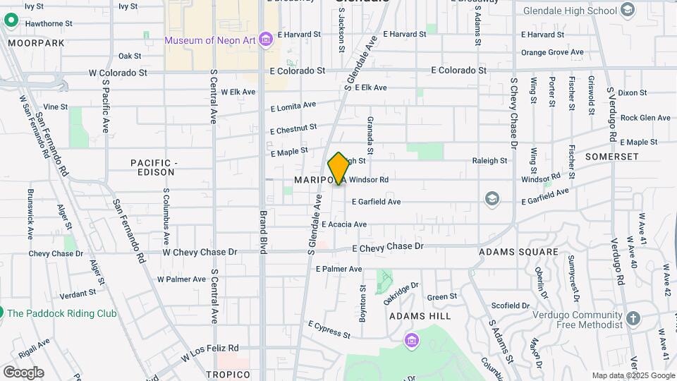 815 Mariposa St Map and Location Details