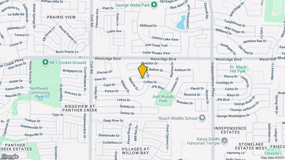 10608 Colfax Dr Map and Location Details