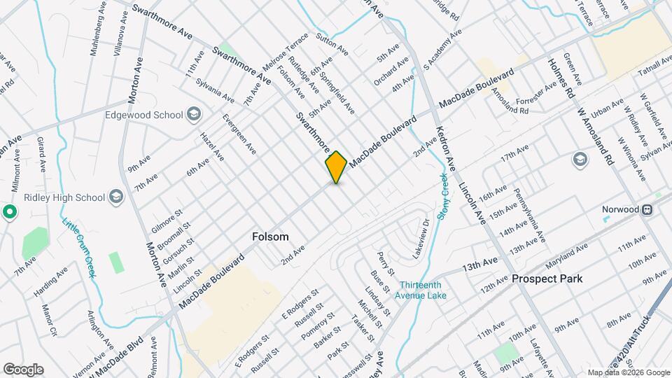 229 Ridley Ave Map and Location Details