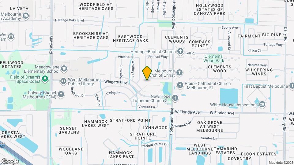 2190 Weatherly Ave Map and Location Details