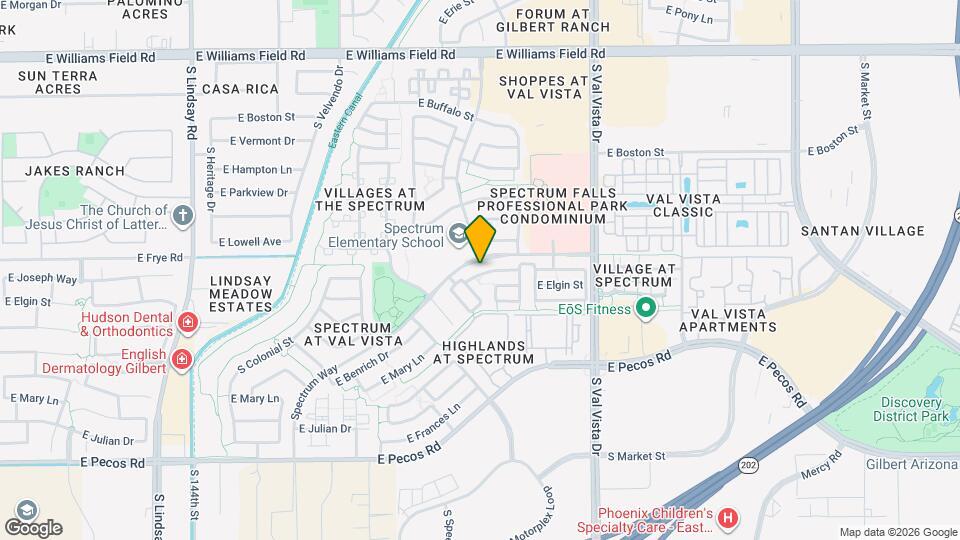 1370 E Joseph Way Map and Location Details