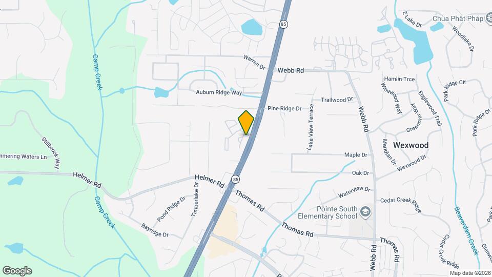 104 Chase Ridge Dr Map and Location Details
