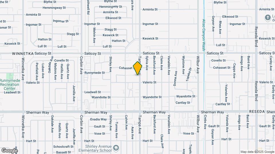 7419 Tampa Ave Map and Location Details