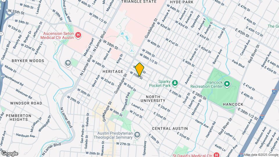 317 W 35th St Mapa y Detalles de la Ubicación