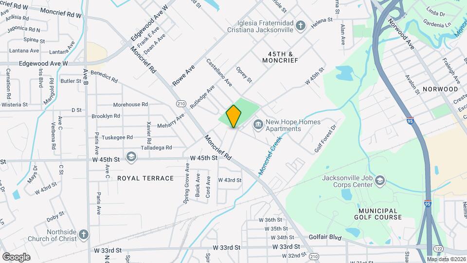 1709 W 45th St Map and Location Details