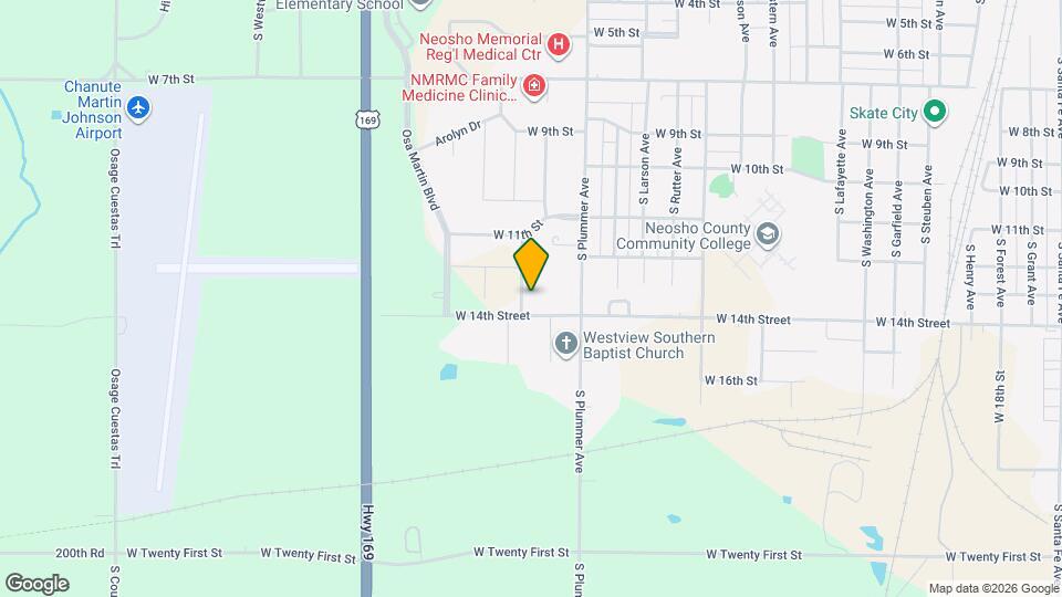 1530 W 14th Street Map and Location Details