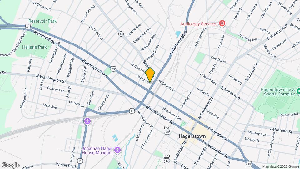 409 George St Map and Location Details