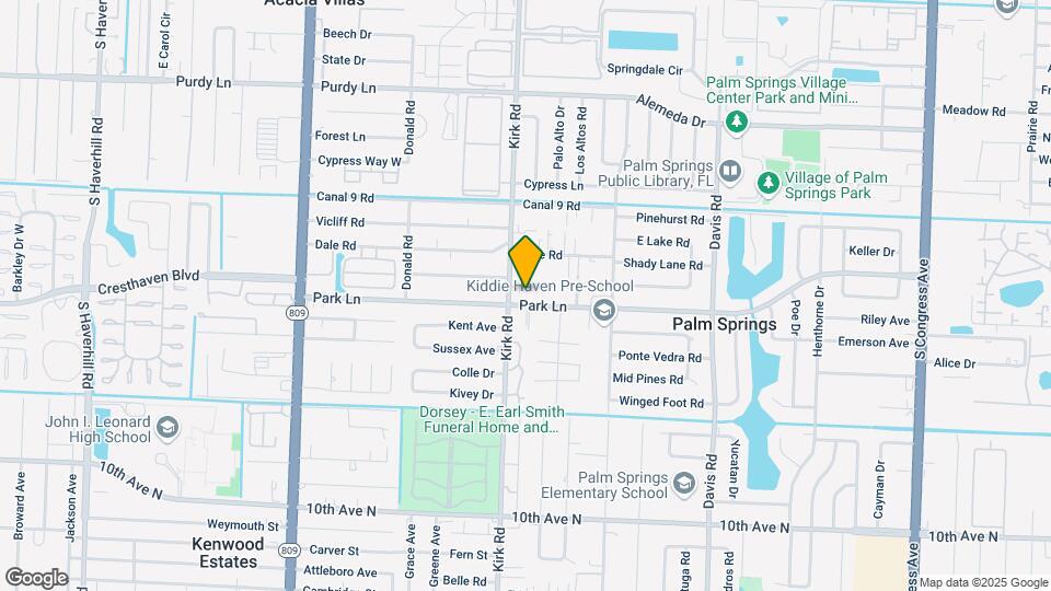 3961 Park Ln Mapa y Detalles de la Ubicación