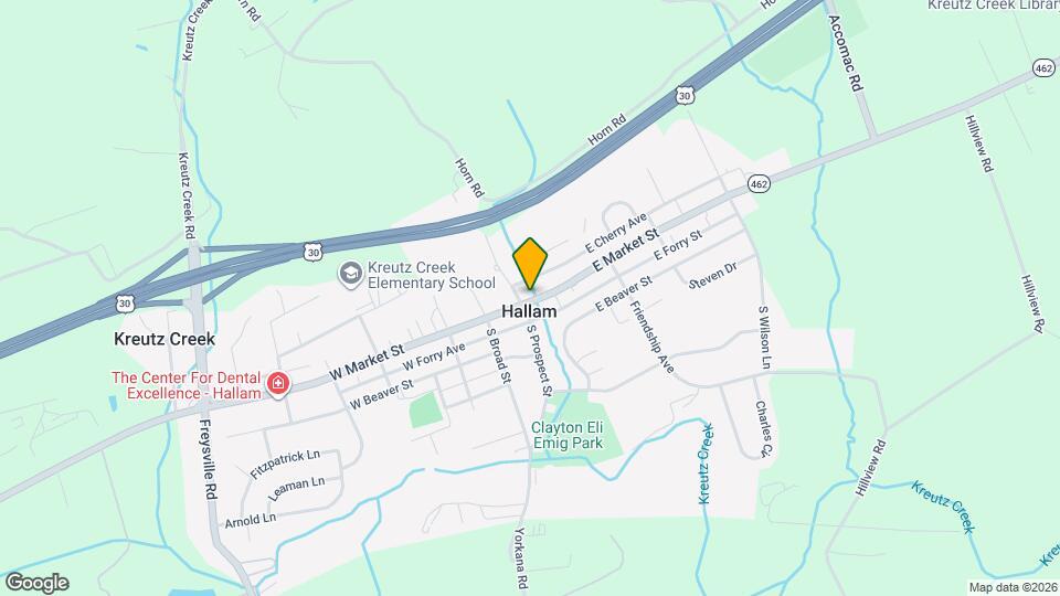 9 E Market St Mapa y Detalles de la Ubicación