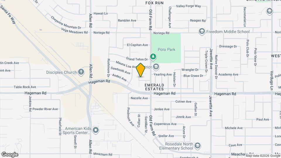 12216 Kingfisher Ave Map and Location Details