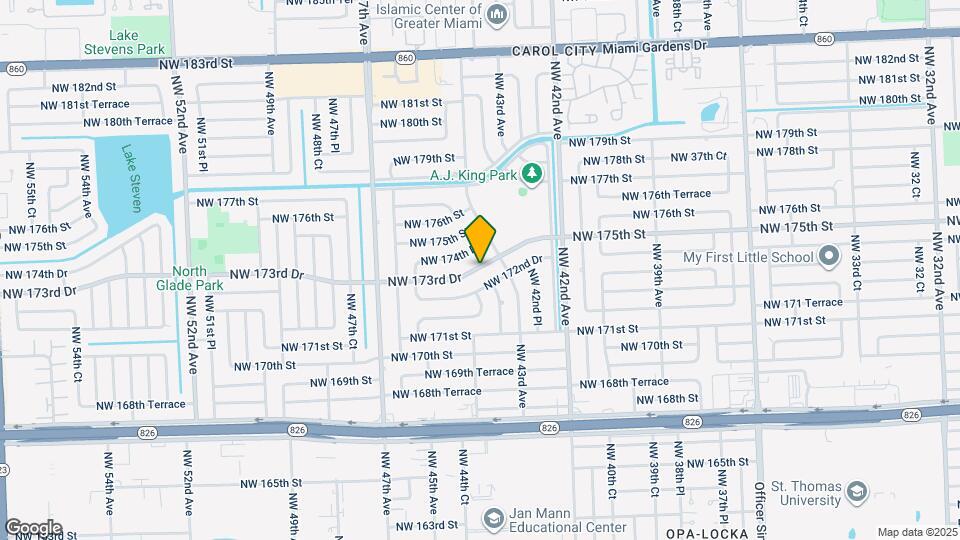 4332 NW 173rd Dr Map and Location Details