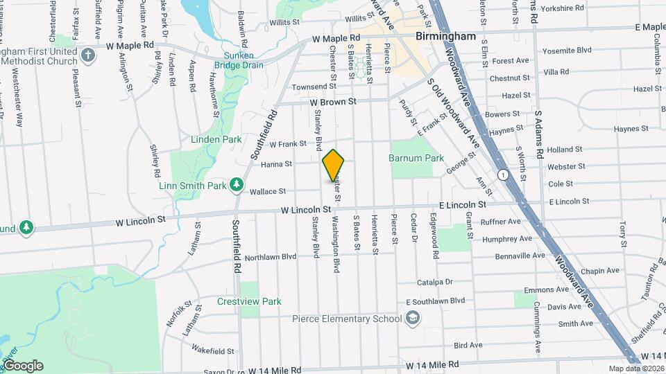 954 Chester St Map and Location Details