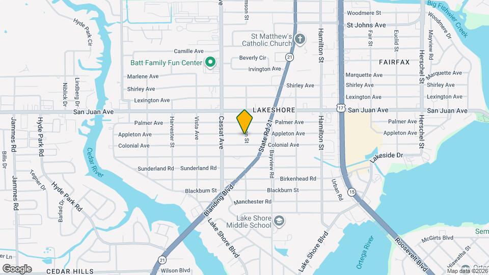 4802 Appleton Ave Map and Location Details