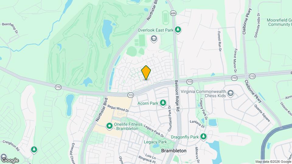 42527 Hollyhock Ter, Unit single Mapa y Detalles de la Ubicación