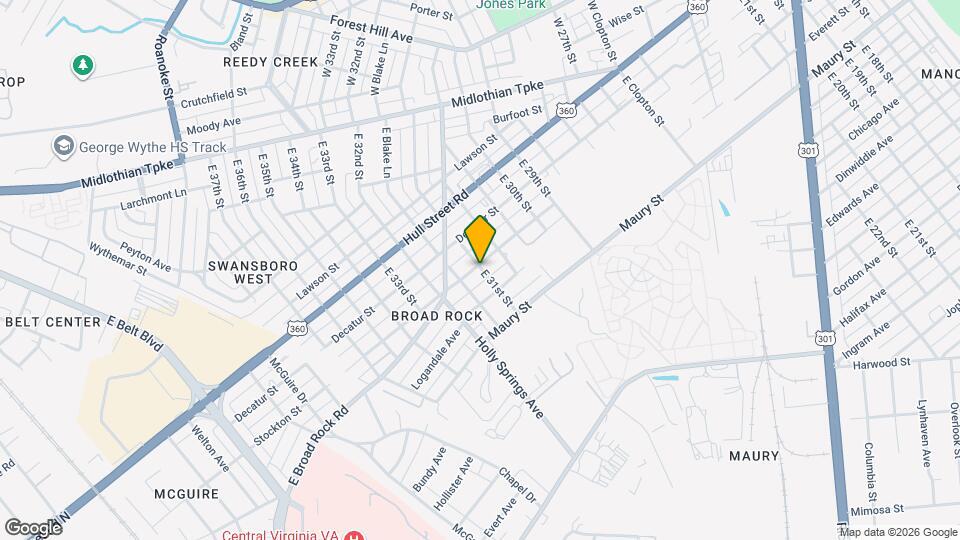 3100 Stockton St Map and Location Details