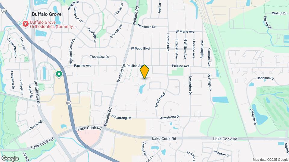 346 Hazelwood Terrace Map and Location Details