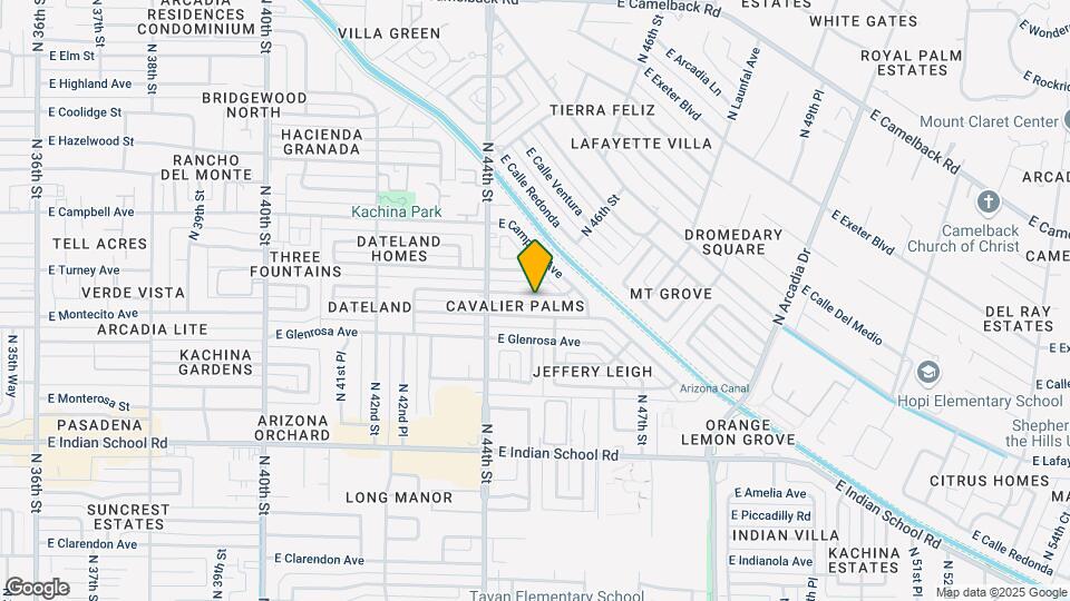 4501 E Turney Ave Map and Location Details