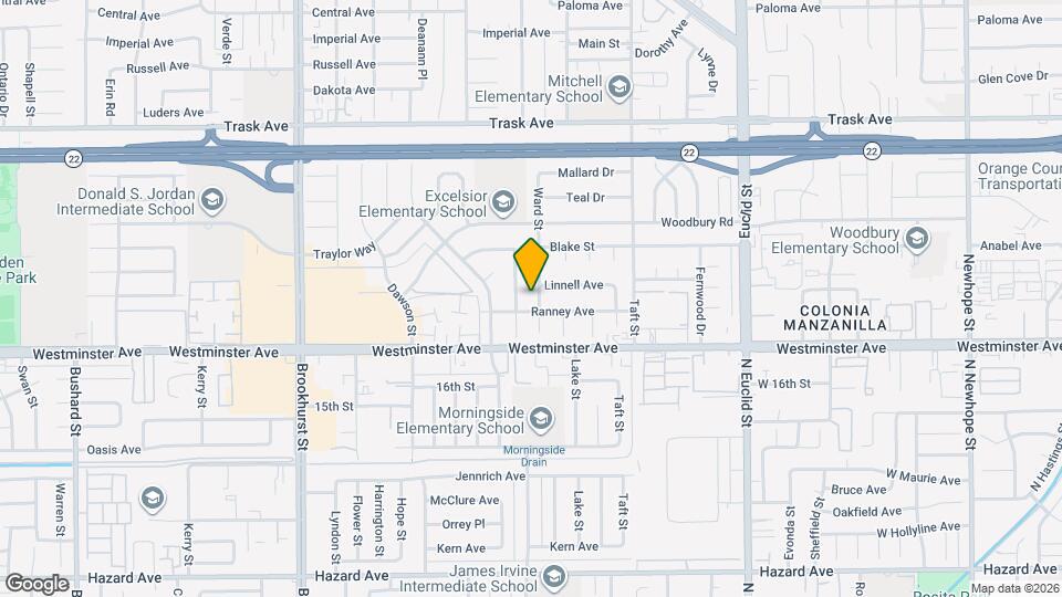 13871 Ward St Map and Location Details