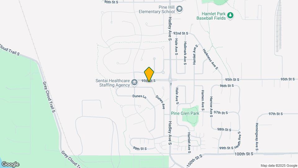 9535 Dunes Ave Map and Location Details