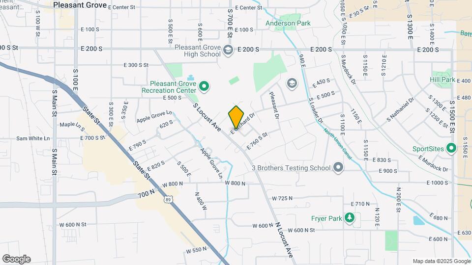 710 E Orchard Dr Map and Location Details