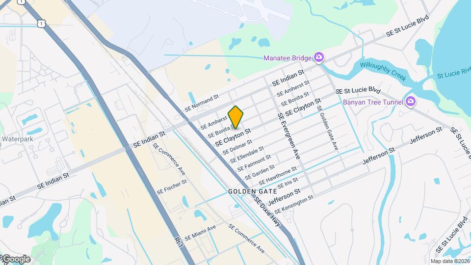 2621 SE Clayton St Map and Location Details