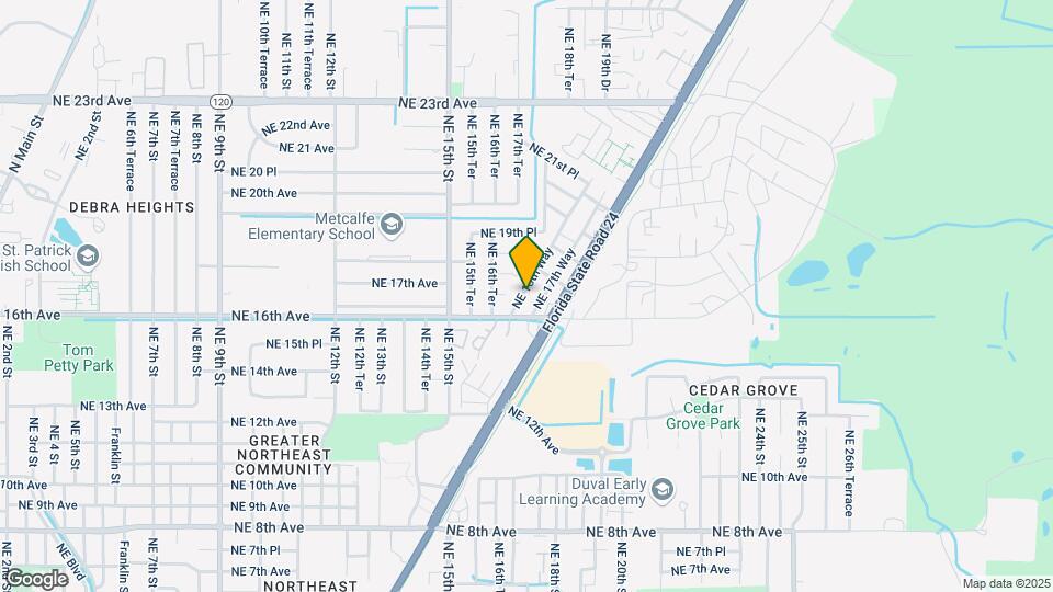 1623 NE 16th Way Map and Location Details