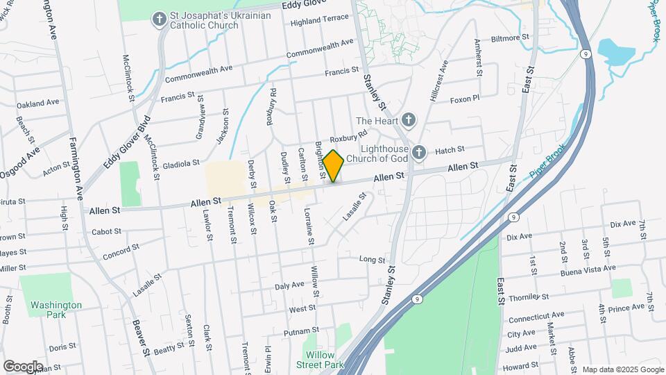 421 Allen St Map and Location Details