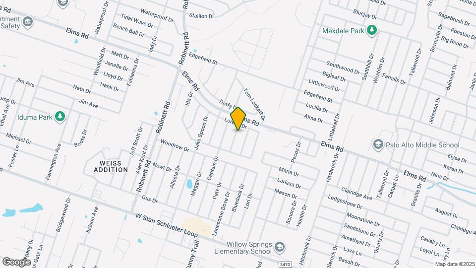 3804 Joshua Taylor Dr Map and Location Details