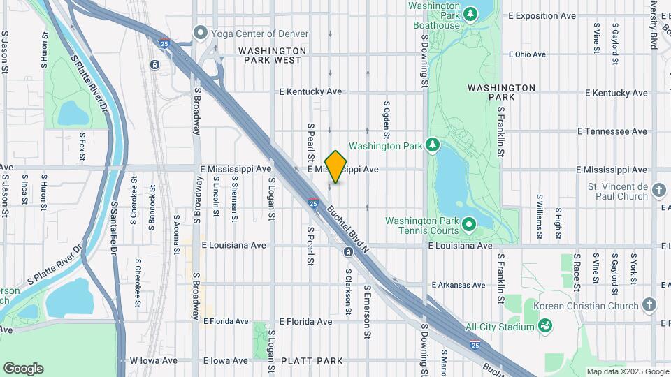 1146 S Washington St Map and Location Details
