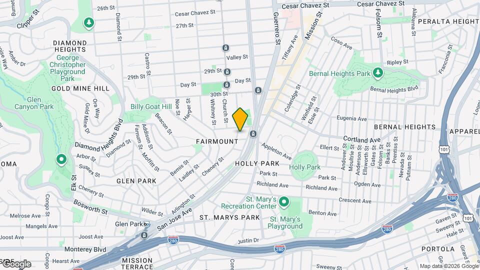 151 Chenery St Map and Location Details