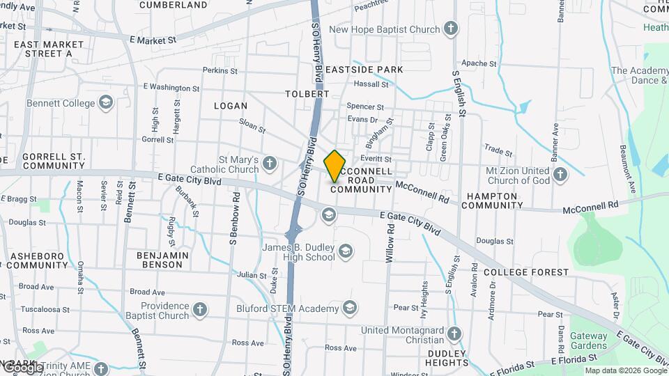 910 Lincoln St Map and Location Details