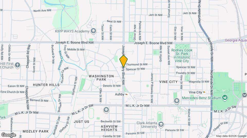 912 Spencer Ave Mapa y Detalles de la Ubicación