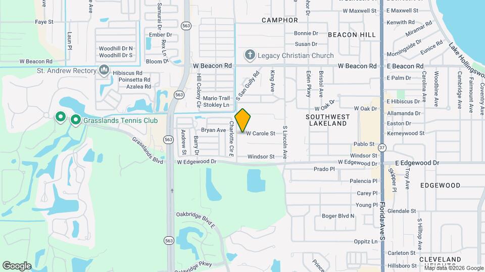 926 W Carole St Map and Location Details