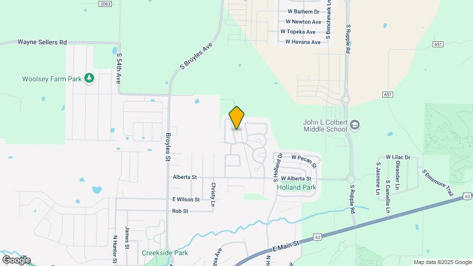 5018 W Claxton Cir Map and Location Details