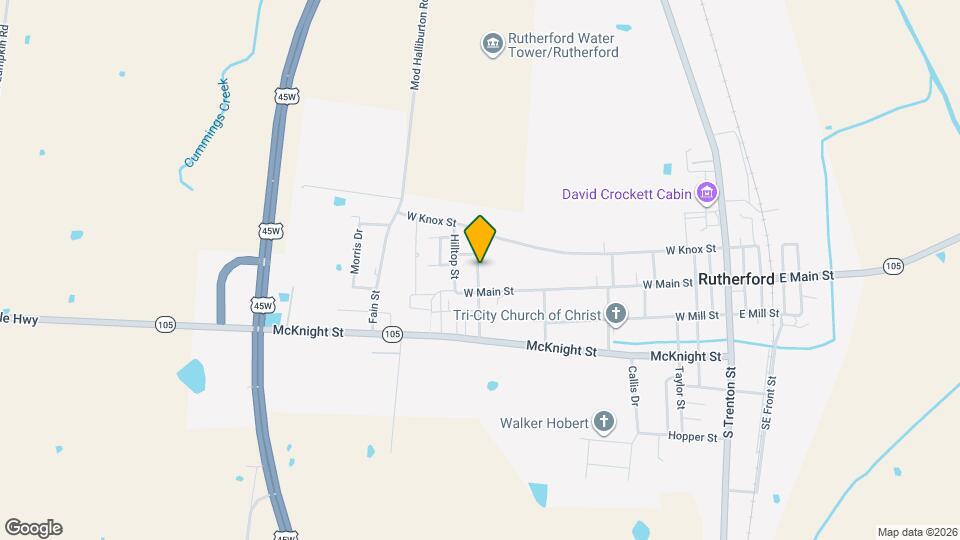 122 N West St Mapa y Detalles de la Ubicación