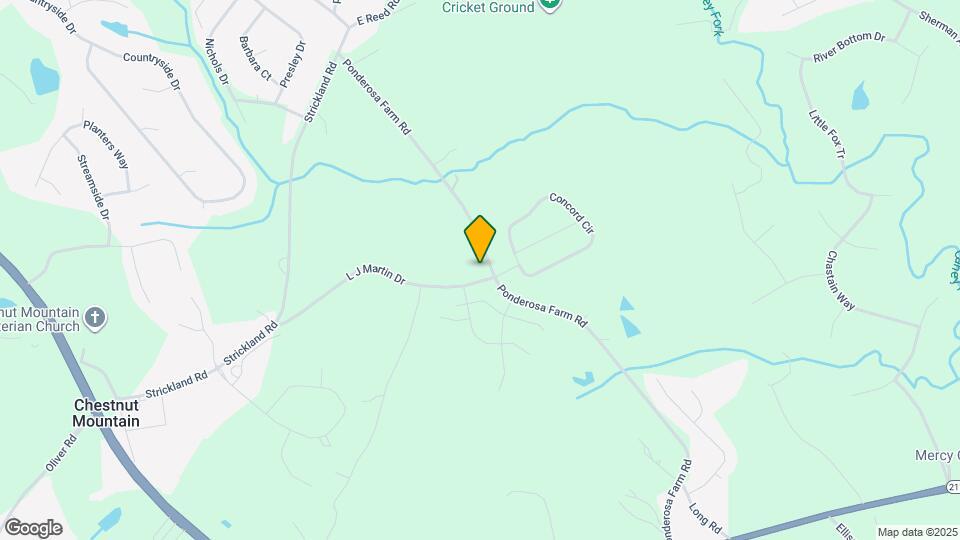 5170 Ponderosa Farm Rd Map and Location Details