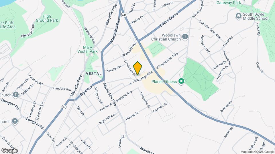 247 W Young High Pike Map and Location Details