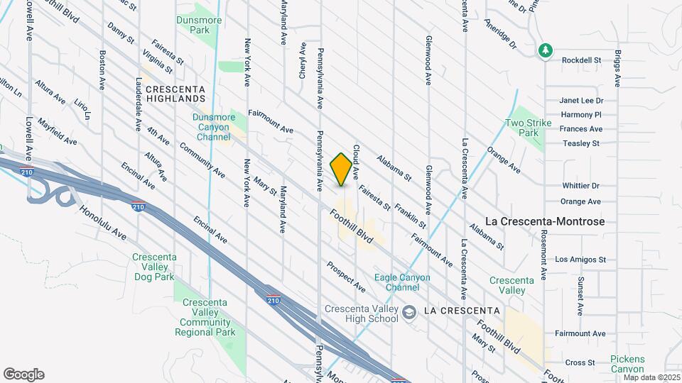 Crescenta Village Map and Location Details