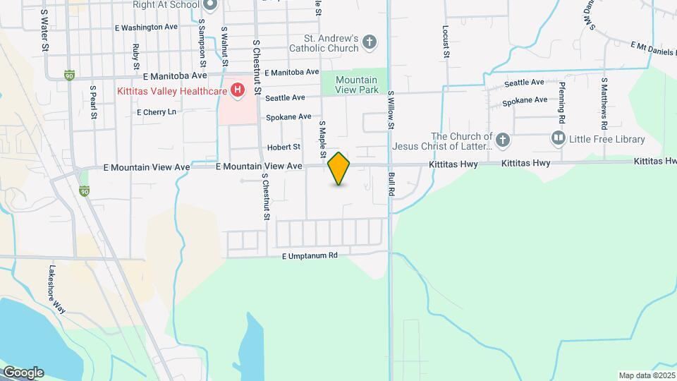Avista Ellensburg Mapa y Detalles de la Ubicación