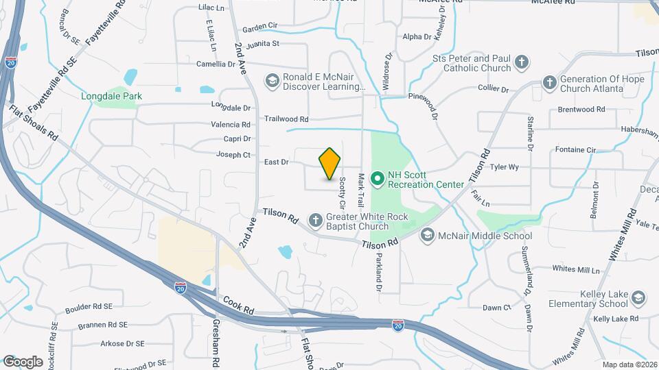 2120 Cherry Ln Mapa y Detalles de la Ubicación