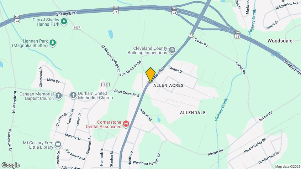 1286 Fallston Rd Map and Location Details